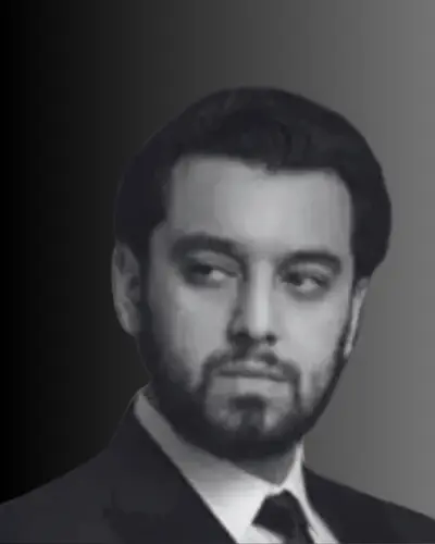 Bass Baritone Maharram Huseynov B&W