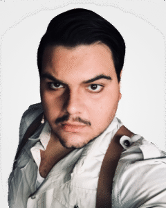 Official portrait of Nico Franchini, tenor, managed by Trucco Management