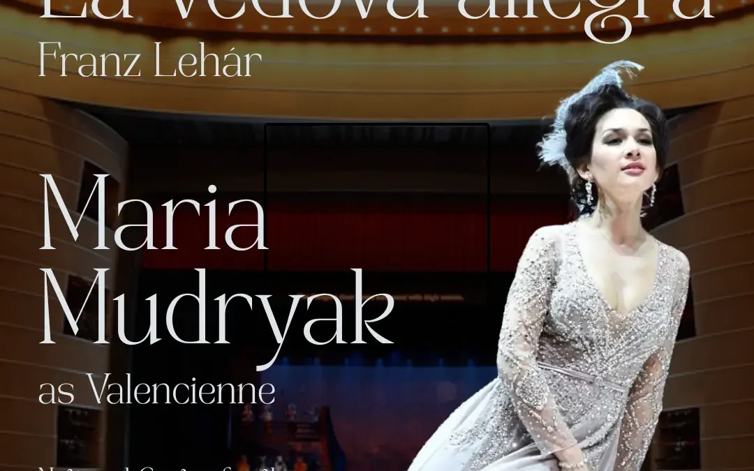 Maria Mudryak performs Valencienne in The Merry Widow at NCPA Beijing