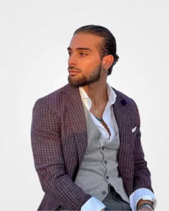 Official portrait of Andrea Piazza, baritone, managed by Trucco Management