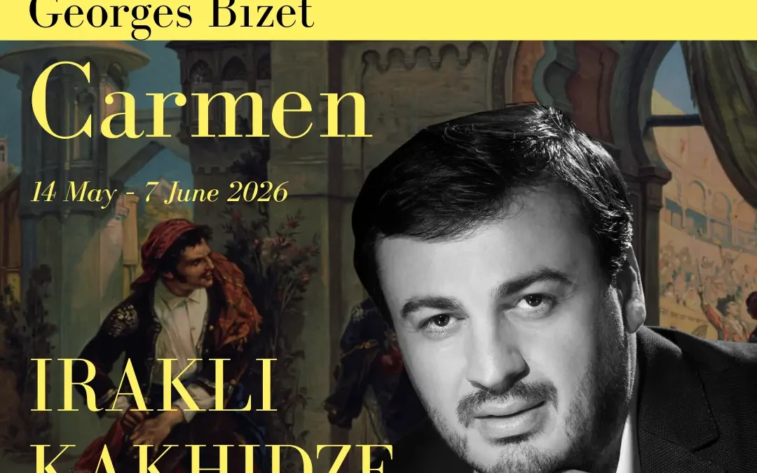 Irakli Kakhidze performs Don José in Carmen at Oper Leipzig