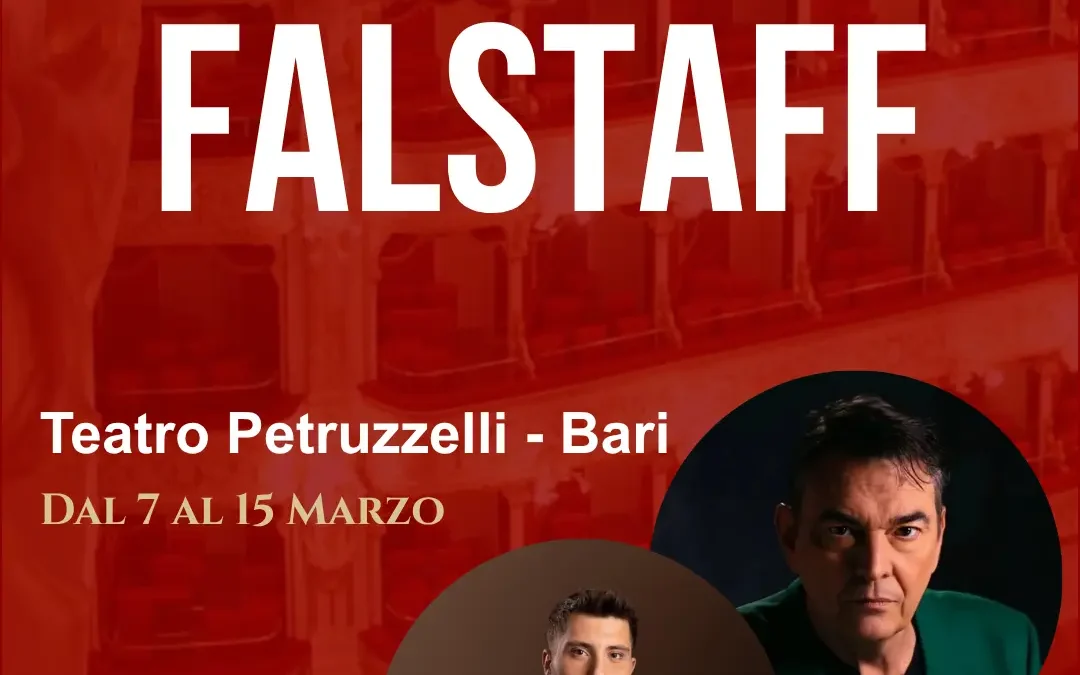 Marco Spotti and Francesco Lucii star in Falstaff at Teatro Petruzzelli Bari