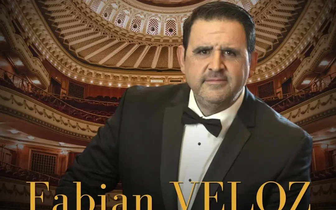 poster of Fabián Veloz playing Tonio in Pagliacci in Sofia July 2026
