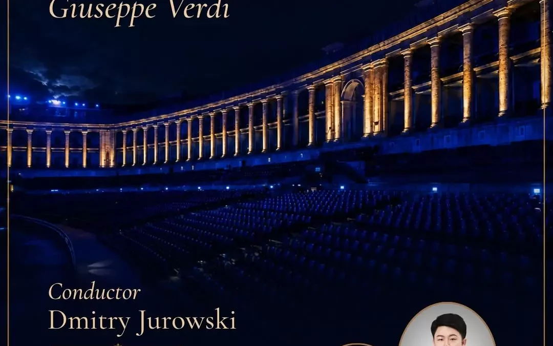 poster of Jurowsky and Guo in Il trovatore Macerata on july 2026