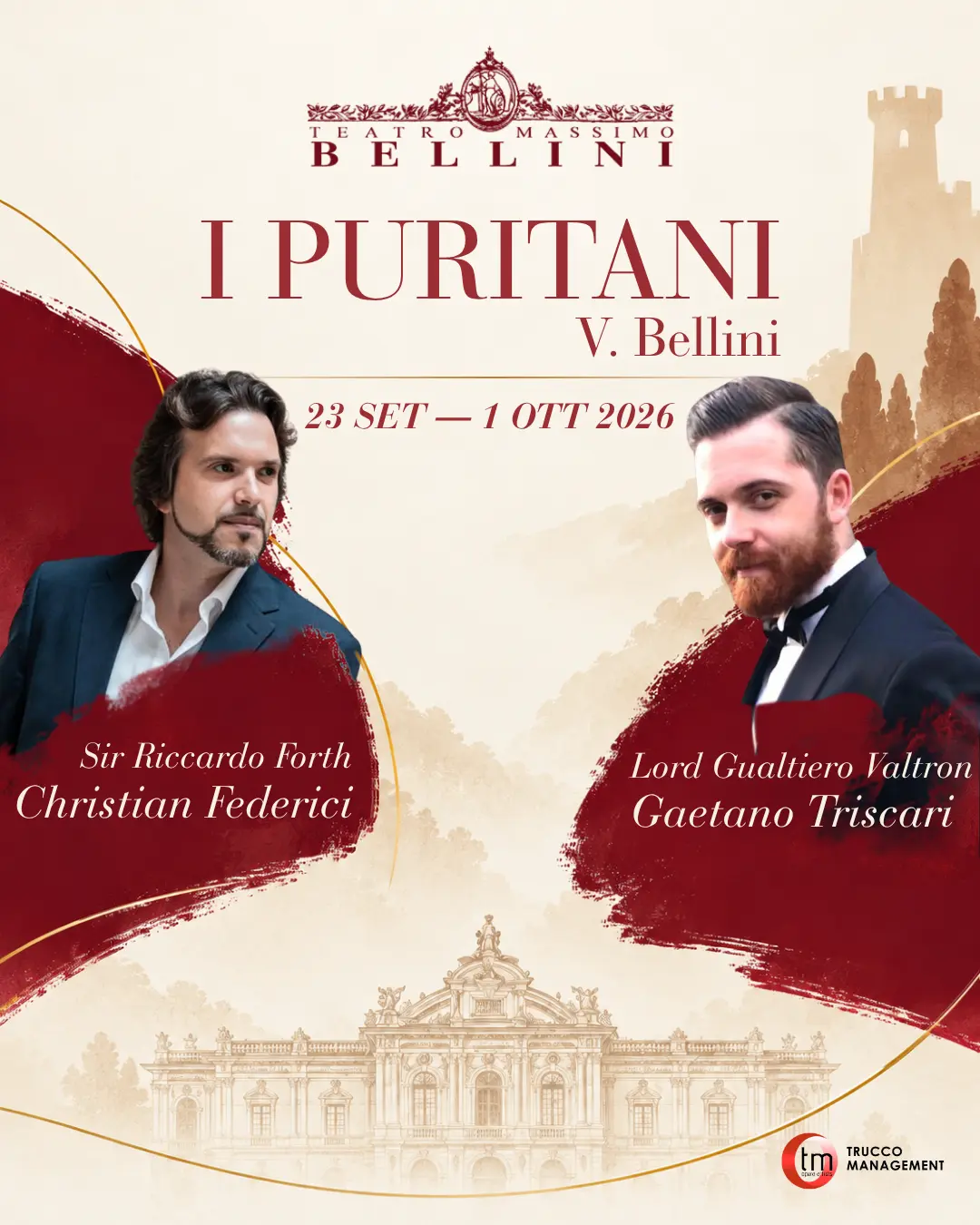 poster of Martina Gresia appearing as Leonora in Verdi’s Il trovatore at Macerata Opera Festival 2026