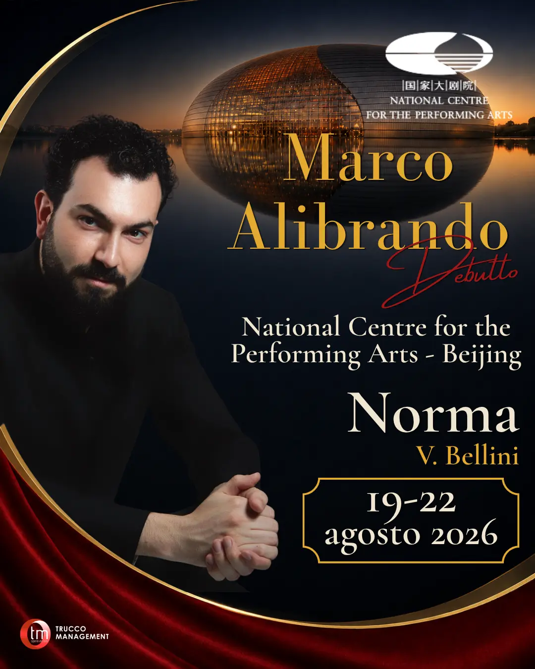poster of Martina Gresia appearing as Leonora in Verdi’s Il trovatore at Macerata Opera Festival 2026